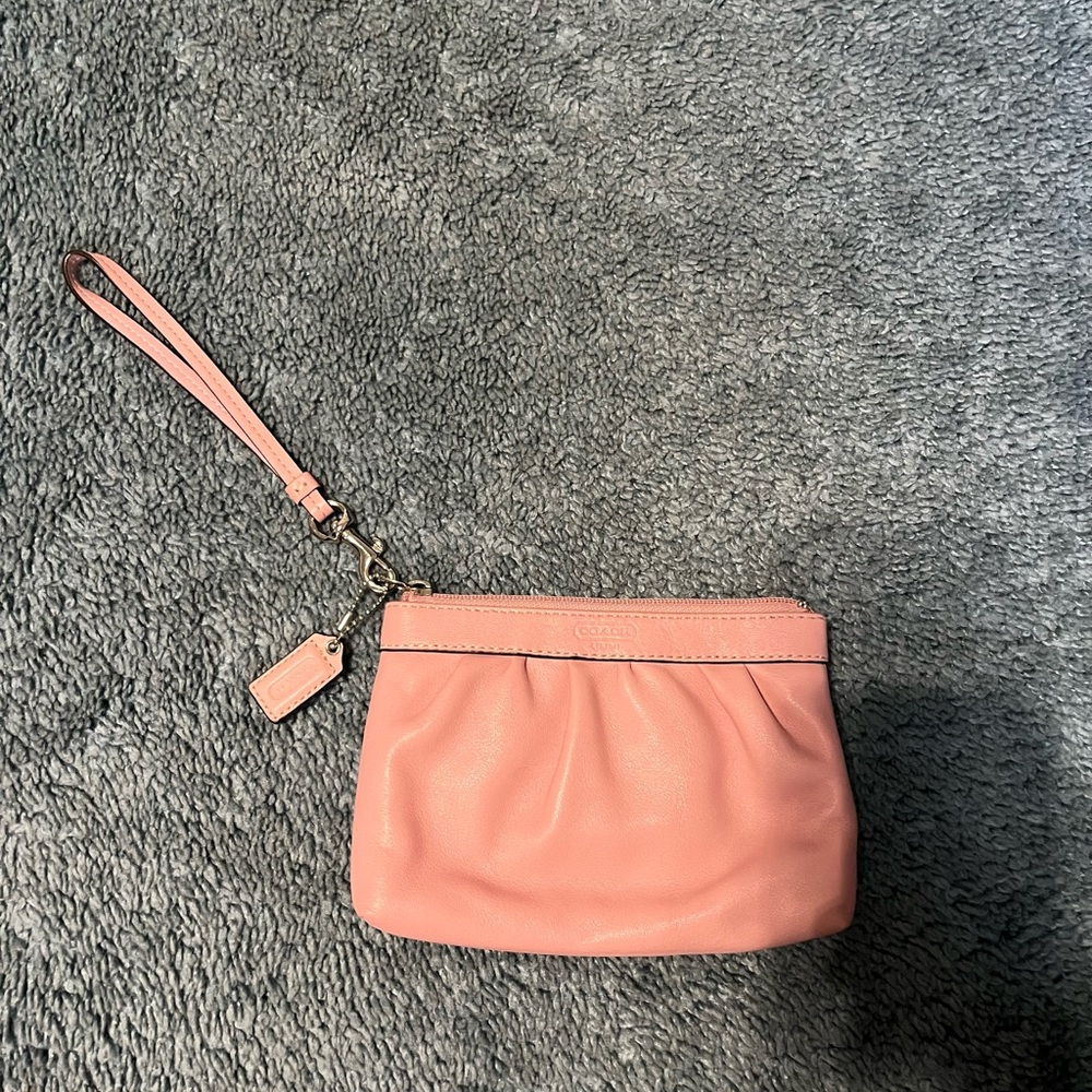 Pink Wristlet Clutch